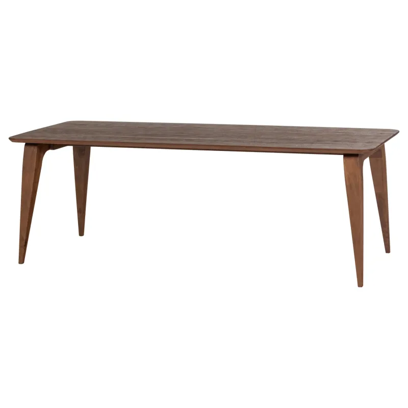 WOOOD Rubo Eettafel 220x95 cm Mangohout Bruin