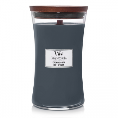 Woodwick Evening Onyx Large Candle