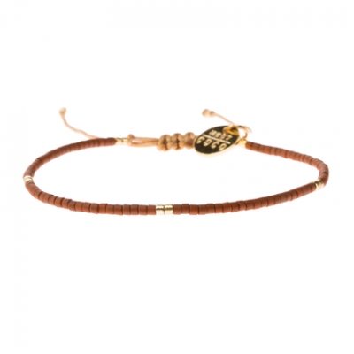 Fem Cognac Gold armband