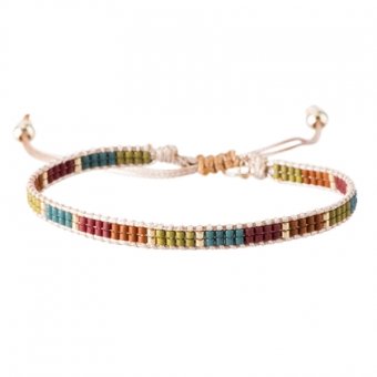 Luna Petrol Gold armband