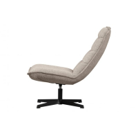 Draaifauteuil bouclé taupe melange