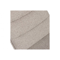 Draaifauteuil bouclé taupe melange