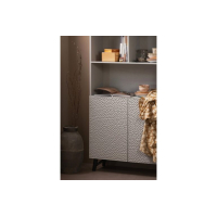 Carved Organic 2-deurs opbergkast mist Woood