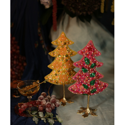 Doing Goods Whimsy Christmas Tree Medium Pink