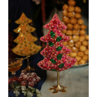 Doing Goods Whimsy Christmas Tree Medium Pink