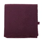 Plaid bouclé aubergine 150x170cm