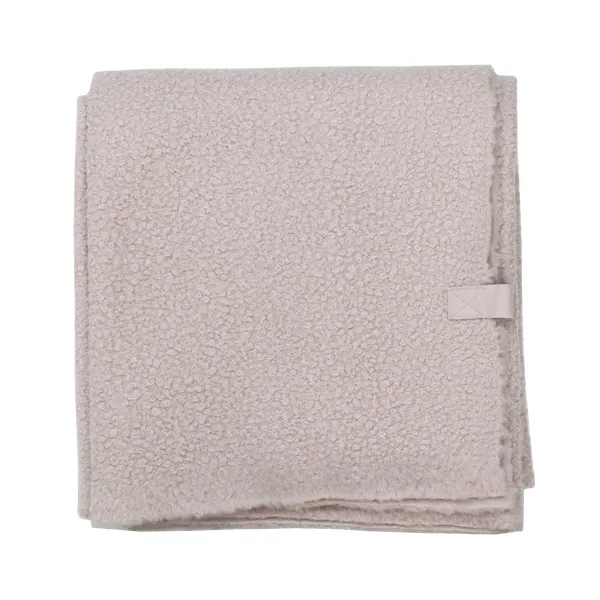 Plaid bouclé zand 150x170cm