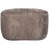 Popular organische poef taupe WOOOD