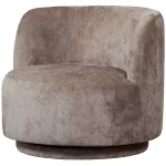 WOOOD Popular Draaifauteuil Taupe