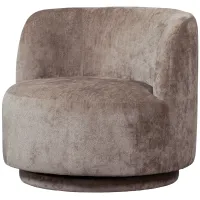 WOOOD Popular Draaifauteuil Taupe