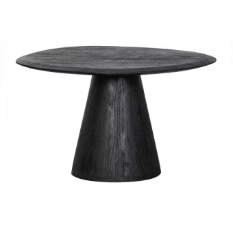 Postuur salontafel hout zwart 70 cm