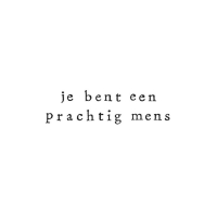 Wenskaart Je bent een prachtig mens