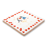 Proost op de liefde STORYTILES tegeltje 10x10 cm