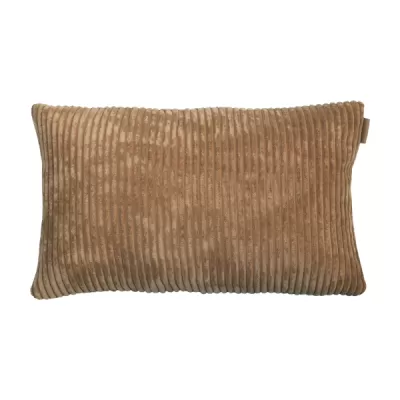 Kussen grof rib camel 57x38cm