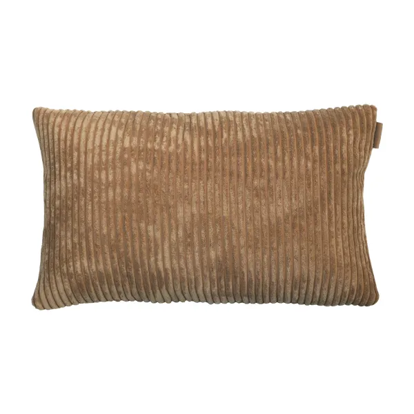 Kussen grof rib camel 57x38cm