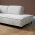 RIVER bank chaise longue rechts Stof Majestic 603 PEPP Interiors