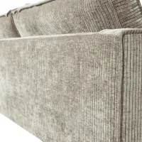 WOOOD Rodeo 3-zits bank ribstof donkerzand