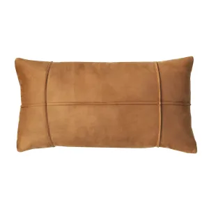 Kussen ruit suède mocha mousse 57x36cm