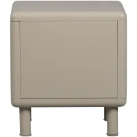 Rune ladekast/nachtkastje 2 lades metaal zand