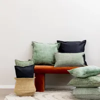 Kussen Salerno 30x50 cm Groen Lime-Light