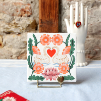 Samen voor altijd Storytiles tegeltje 10x10 cm