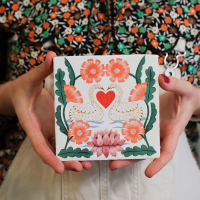 Samen voor altijd Storytiles tegeltje 10x10 cm