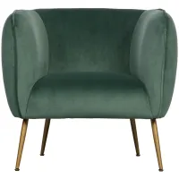 Scout fauteuil velvet groen