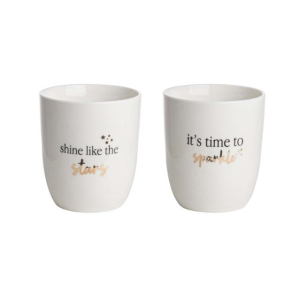 Feestelijke set a 2 mokken 