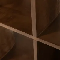 Sinne boekenkast mango hout walnoot 180x130CM WOOOD