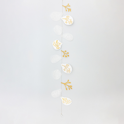 Winter Magie papieren ketting lang Räder