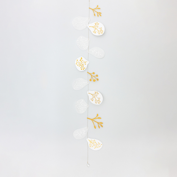 Winter Magie papieren ketting lang Räder