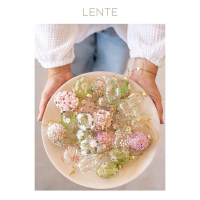 Glazen paashangers roze