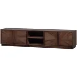 Sun TV Meubel met Open Vak Recycled Teak Bruin WOOOD