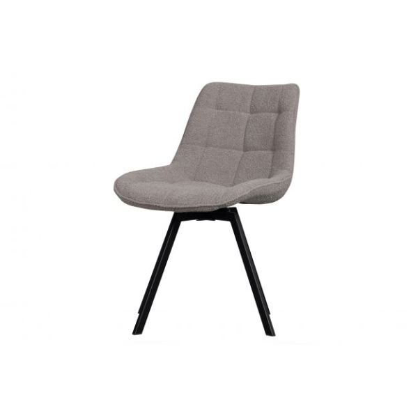 Sutton draaistoel bouclé warmgrijs