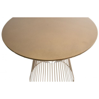 Bijzettafel Suus metaal goud