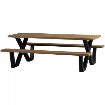 Tablo outdoor picknicktafel ayous naturel