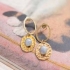 Thankful Moonstone Gold Earrings