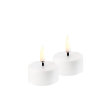 Uyuni oplaadbare theelichtjes wit - set a 2