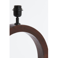 Lampvoet 41x13x55 cm hout mat bruin 