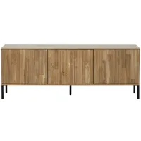 New Gravure TV Meubel 150 cm eiken blanke lak (fsc)