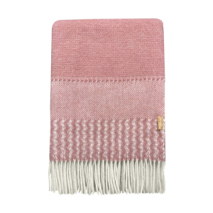 Uptown Wool Throw Pink Malagoon
