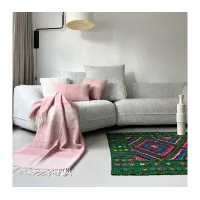 Uptown Wool Throw Pink Malagoon