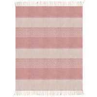 Uptown Wool Throw Pink Malagoon