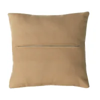 Kussen bouclé vlakjes camel 55x55cm