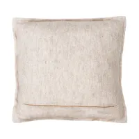 Kussen gekookte wol naad kiezel 48x48cm