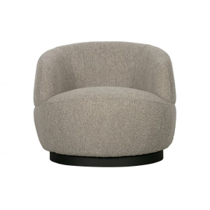 Woolly draaifauteuil bouclé naturel beige