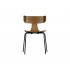 Form Houten stoel bruin Woood