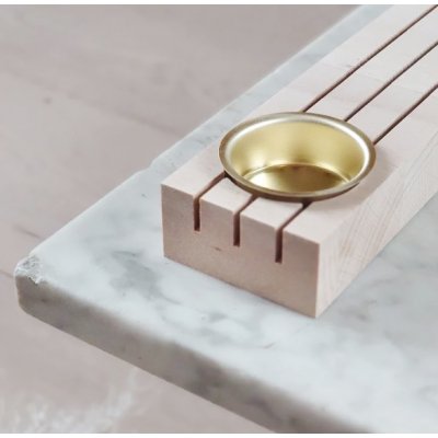 Hold It theelichthouder goud