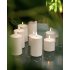 NIEUW Uyuni Outdoor LED pillar candle white 8,4 x 10 cm