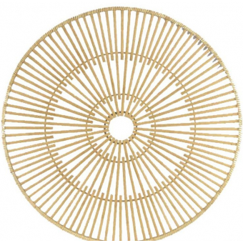 Muurdeco rotan 80 cm